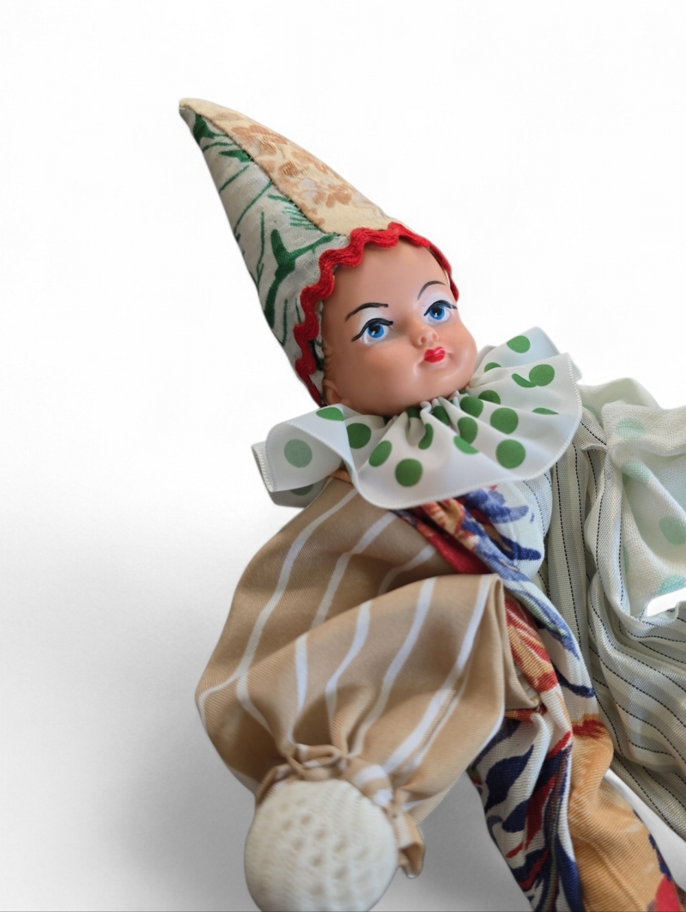 Vintage collectible doll porcelain Harlequin - Picture 3 of 6